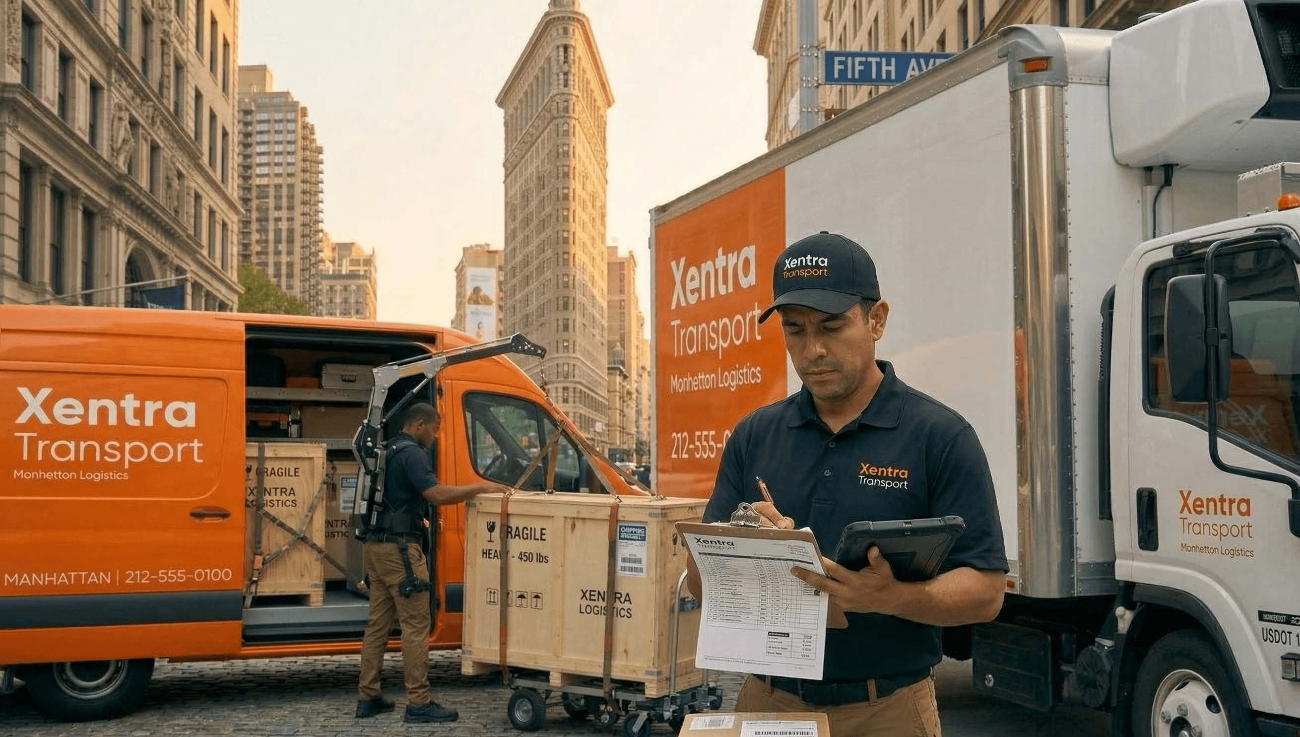 cargo vans box trucks liftgate delivery service new jersey nj