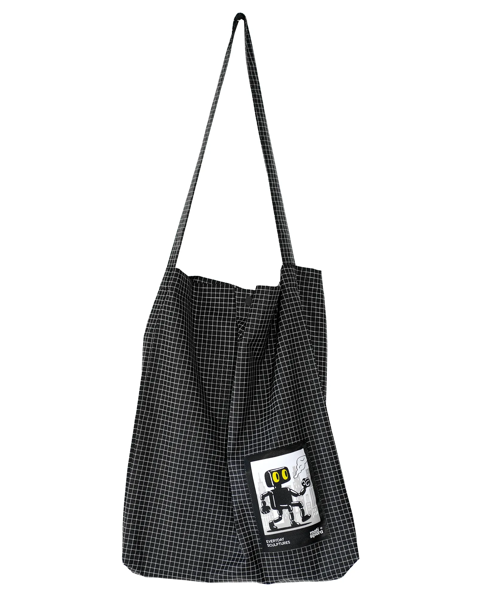Black tote bag