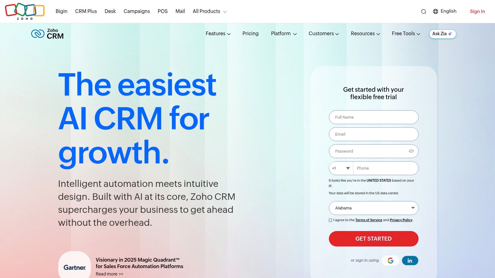 Zoho CRM
