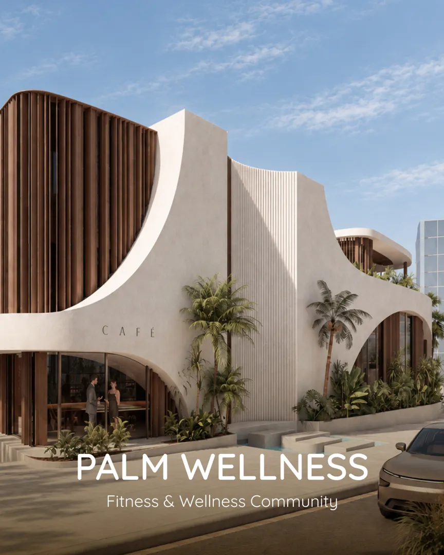 Palm Wellness series, NUR Developments post designed by TERAMOK