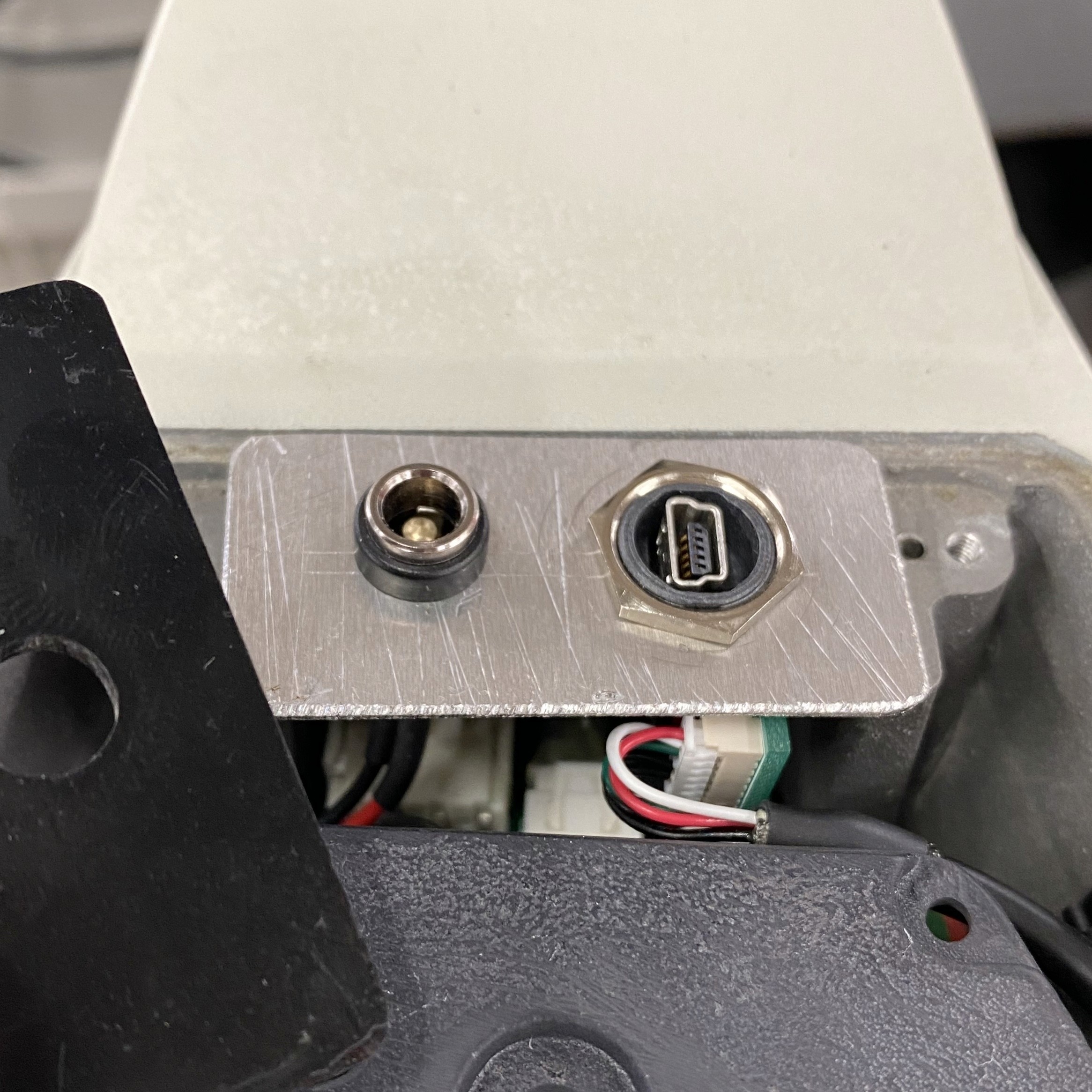 Connector Panel In Place