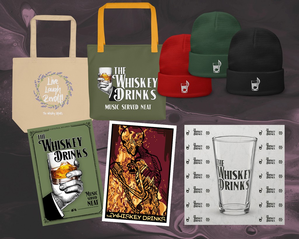 Accessories and drinkware designed to extend the brand beyond apparel.