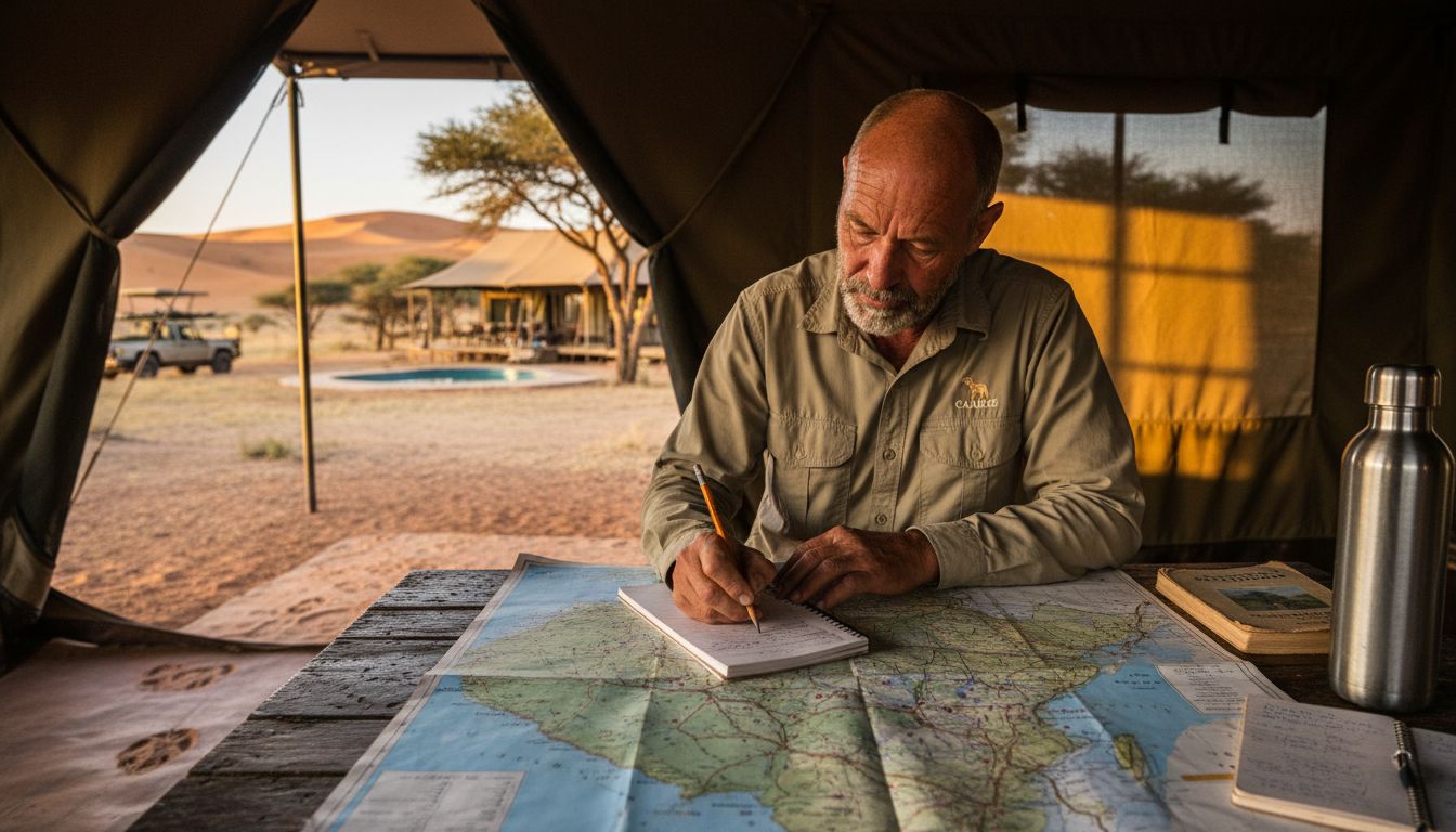 Guide planning custom safari experience