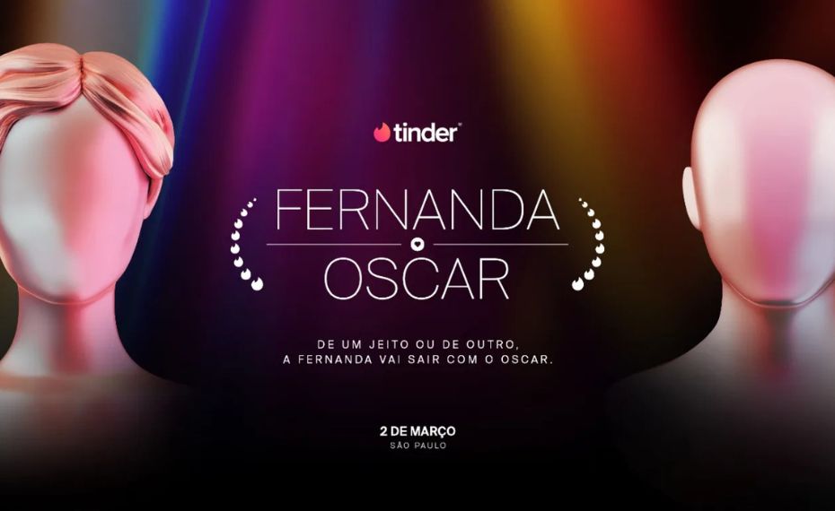 Tinder se conecta ao entretenimento e lança Watch Party para o Oscar