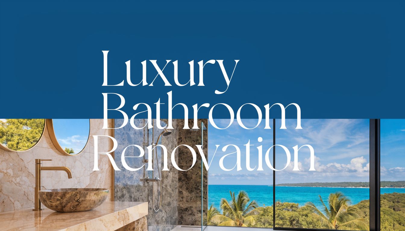 a large beachfront property looking over the water