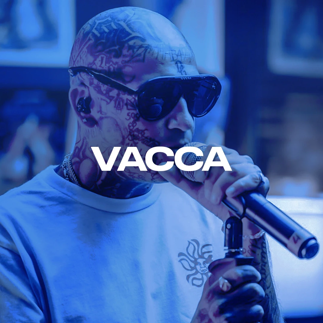 Vacca in studio di produzione musicale.