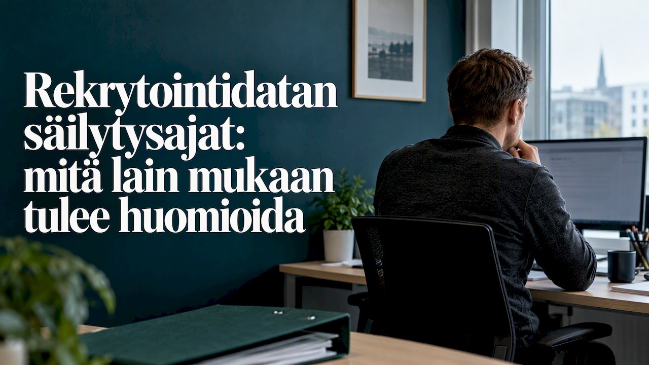 rekrytointidatan sailytysajat