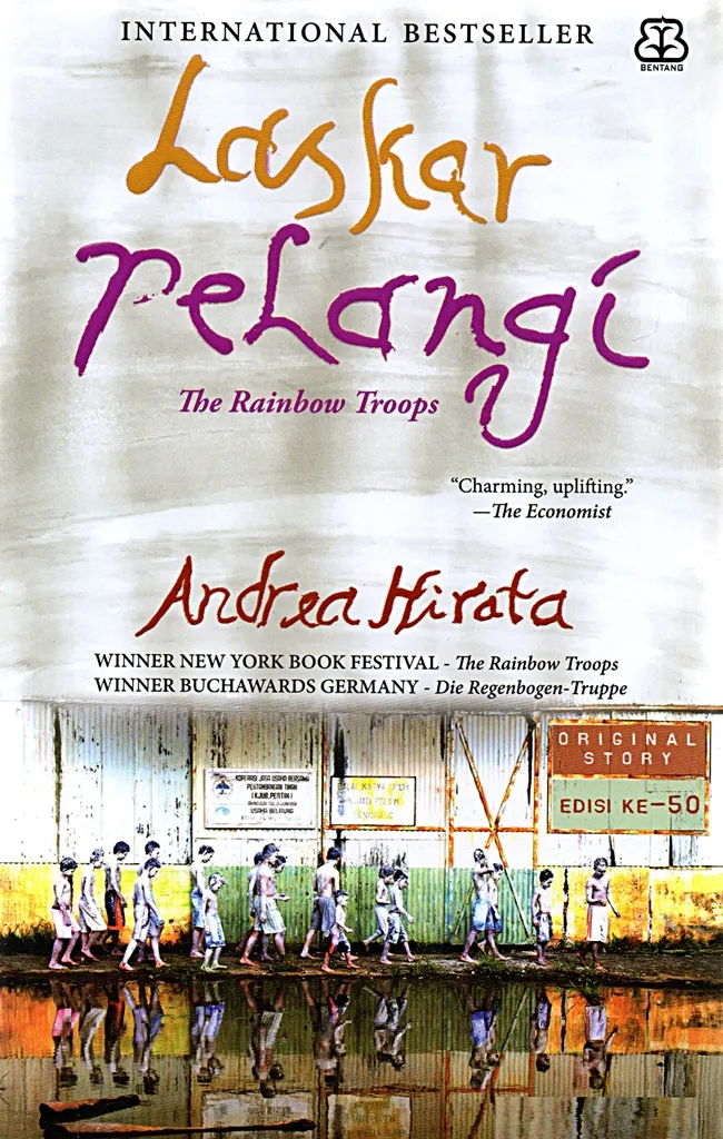Cover book laskar pelangi