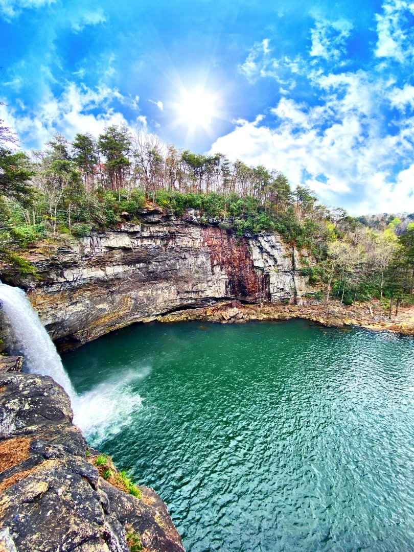 Waterfall in Alabama state.
