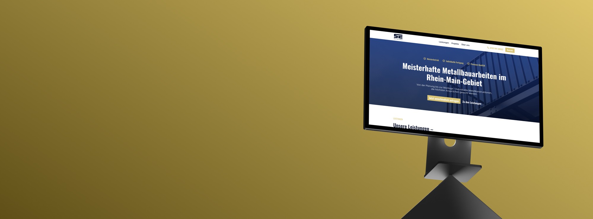 Landingpage SE-Metallbau.