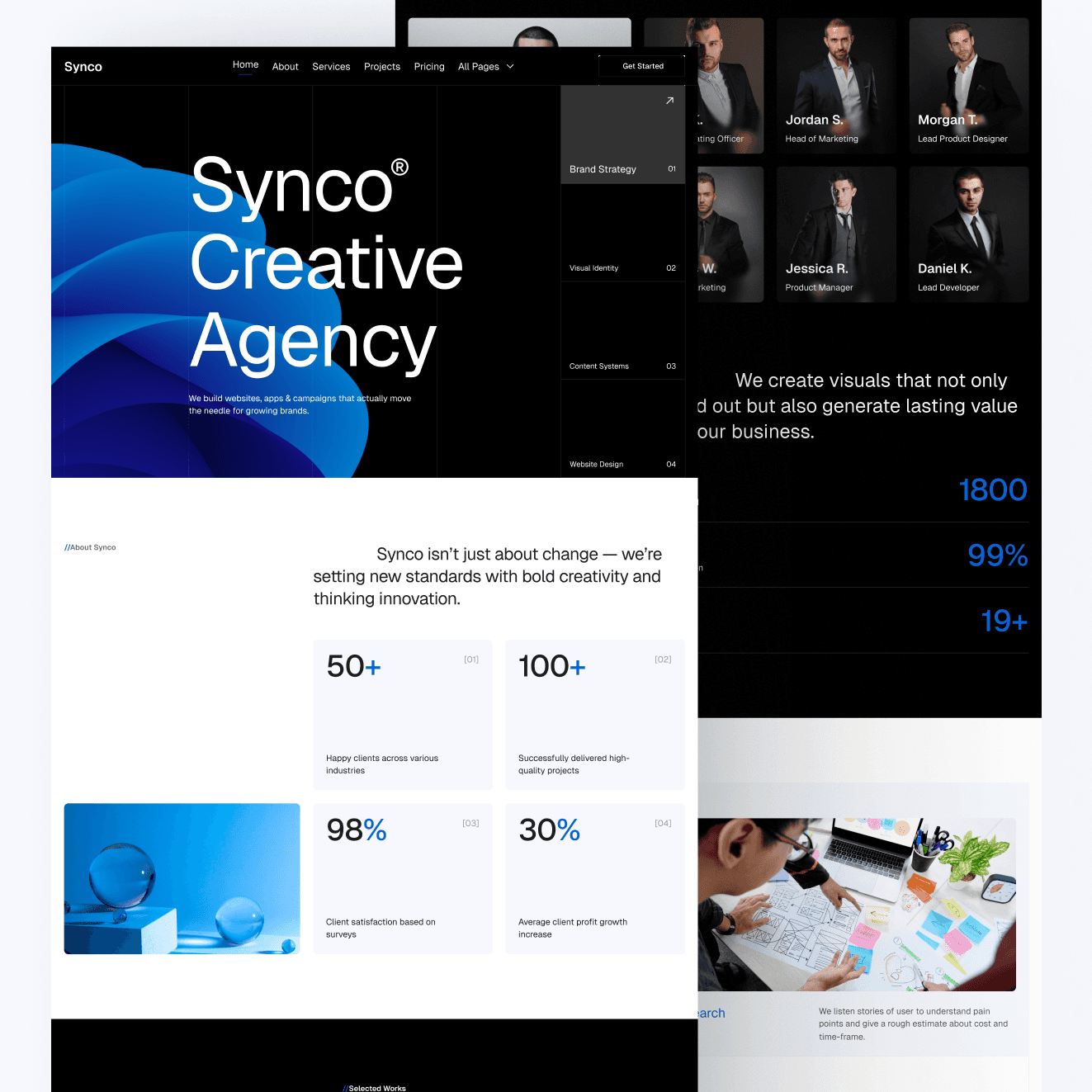 Framer portfolio template