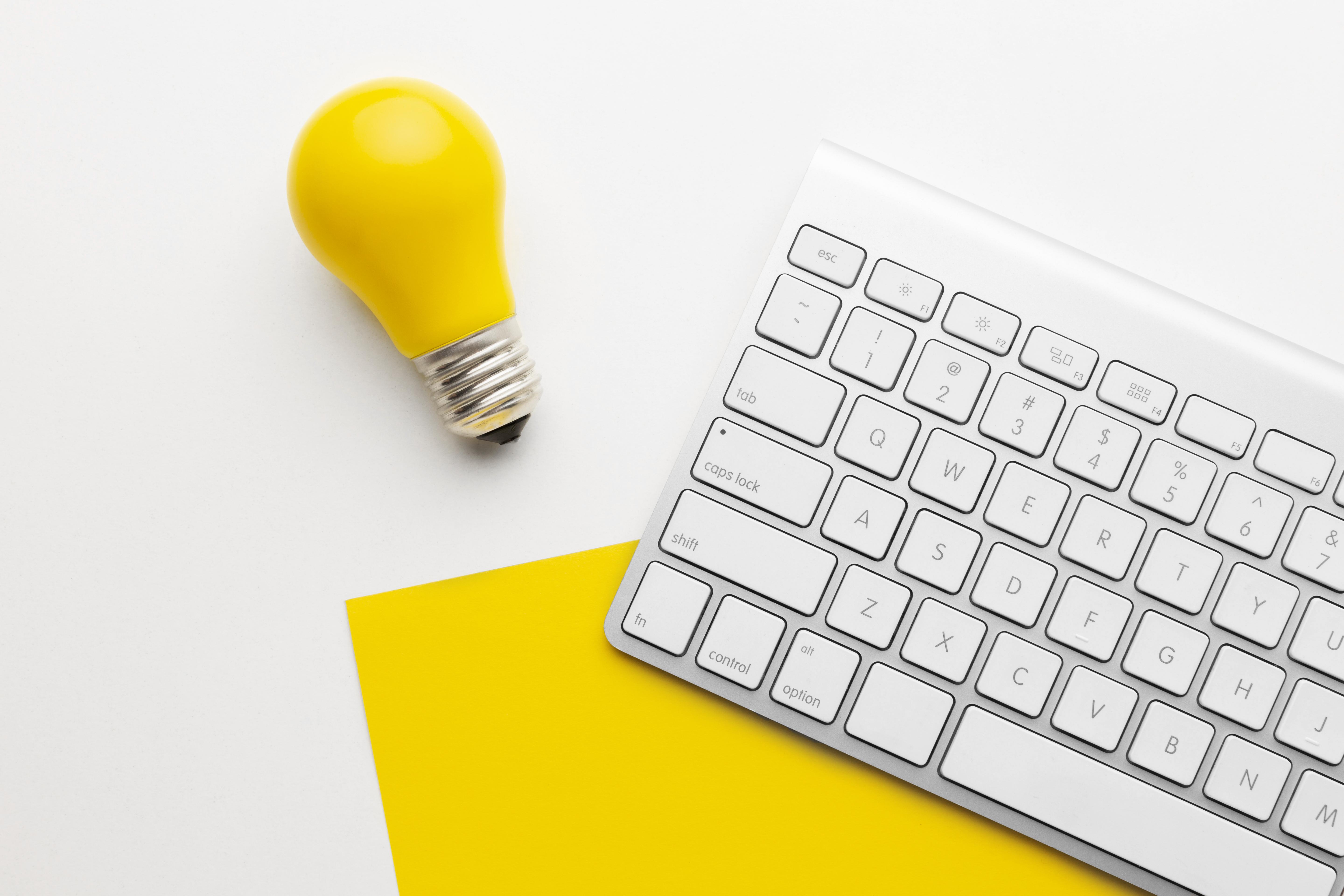 top view abstract innovation composition