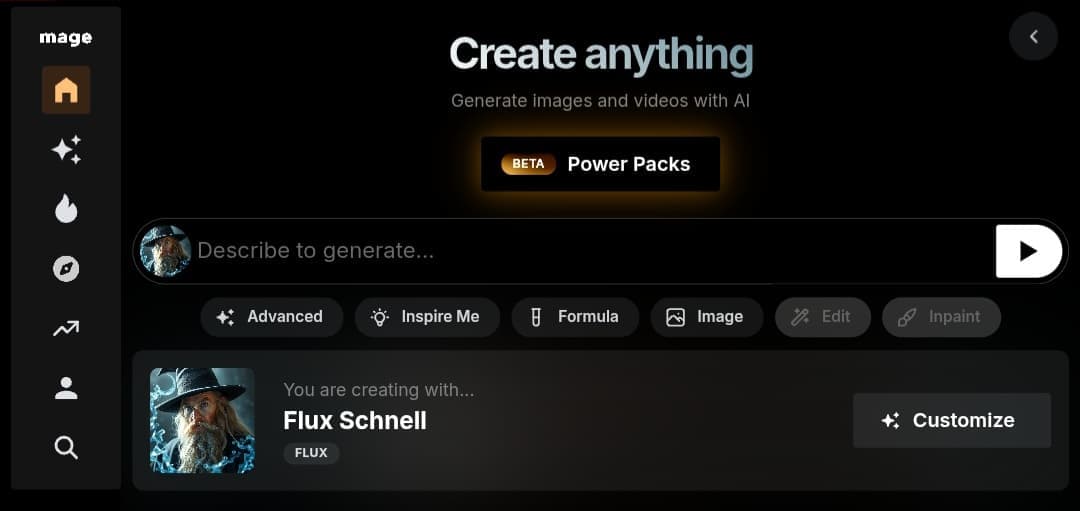 Najlepší online generátor obrázkov | Mage.space