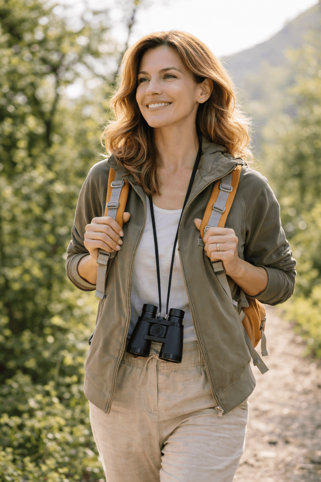 Athlete winning a race