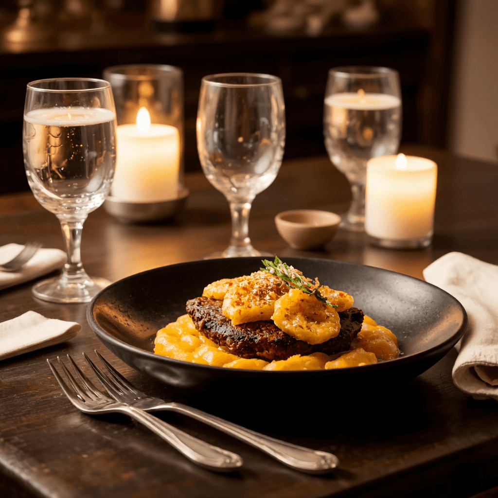 product photography of Gourmet Food Dish