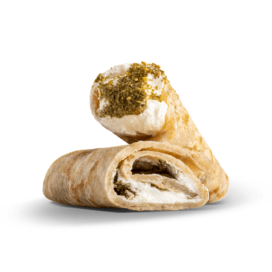 Labneh zataar chapati