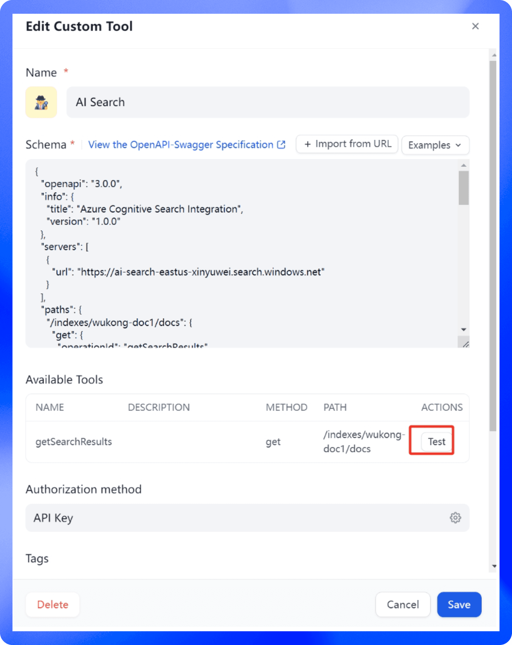 Search Test