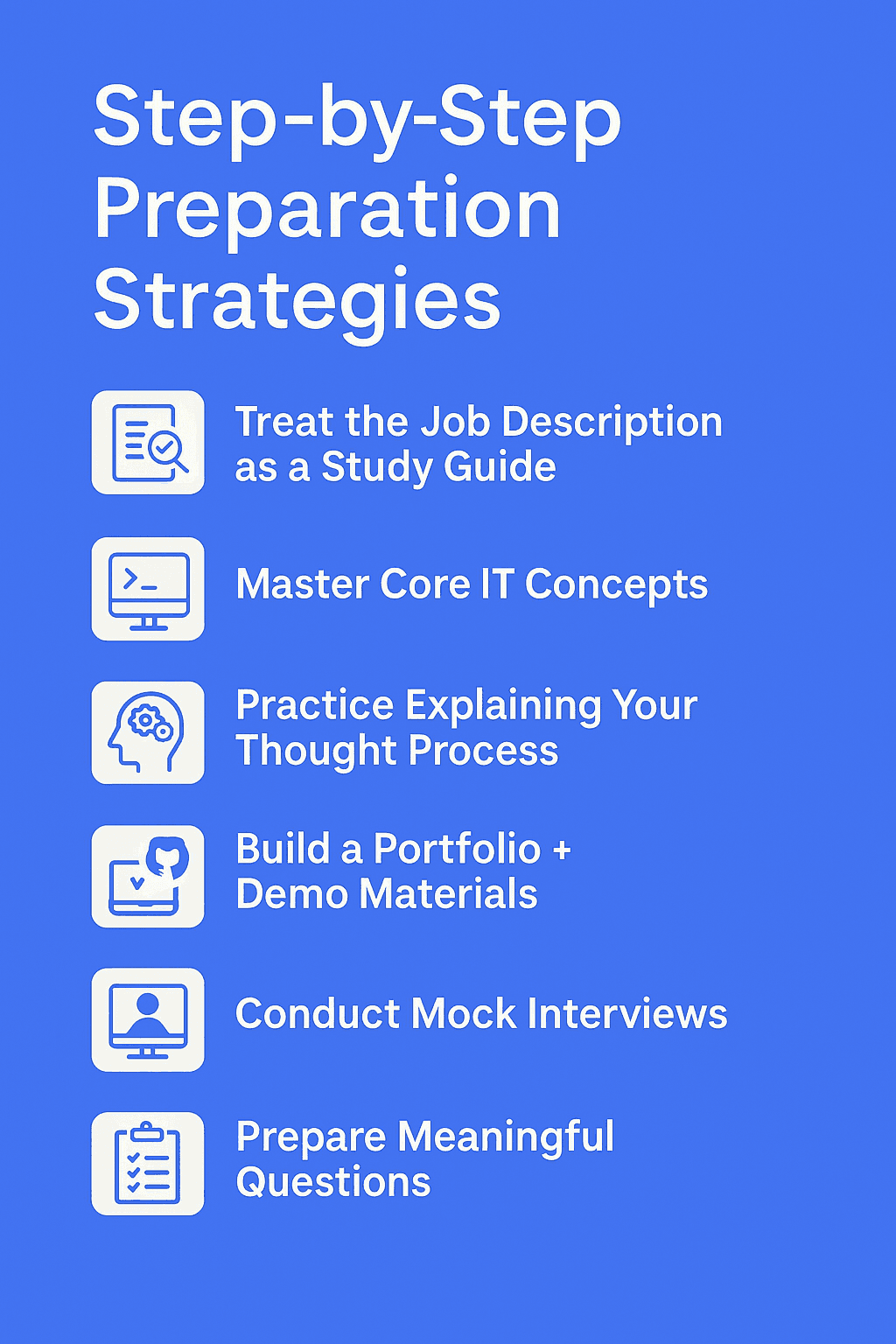 Step-by-Step Preparation Strategies