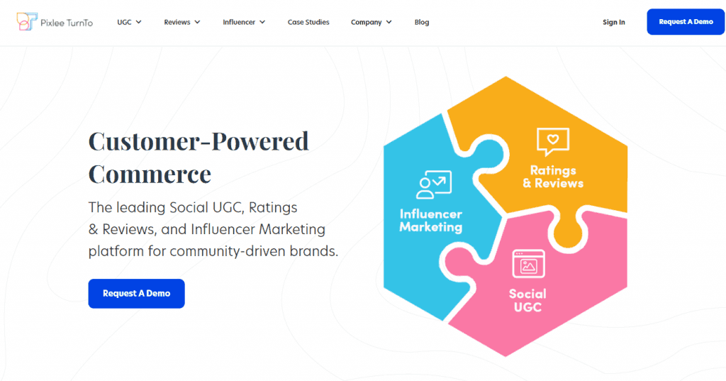 pixlee home page