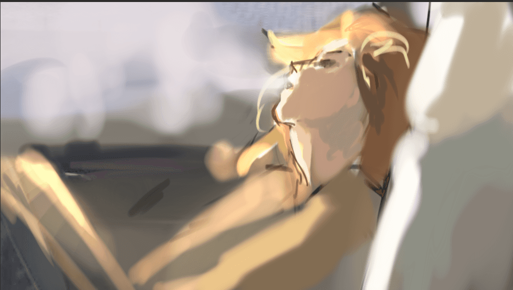 mave in a car