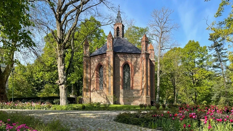 a small chapel in the garden