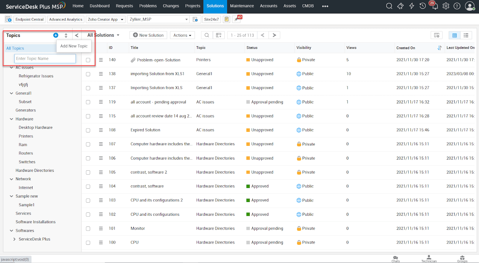 Managetool service&nbsp;