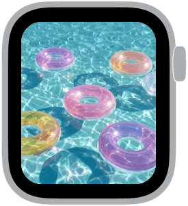 poolside fm Apple Watch face preview 4 featuring 4th of july and summer.