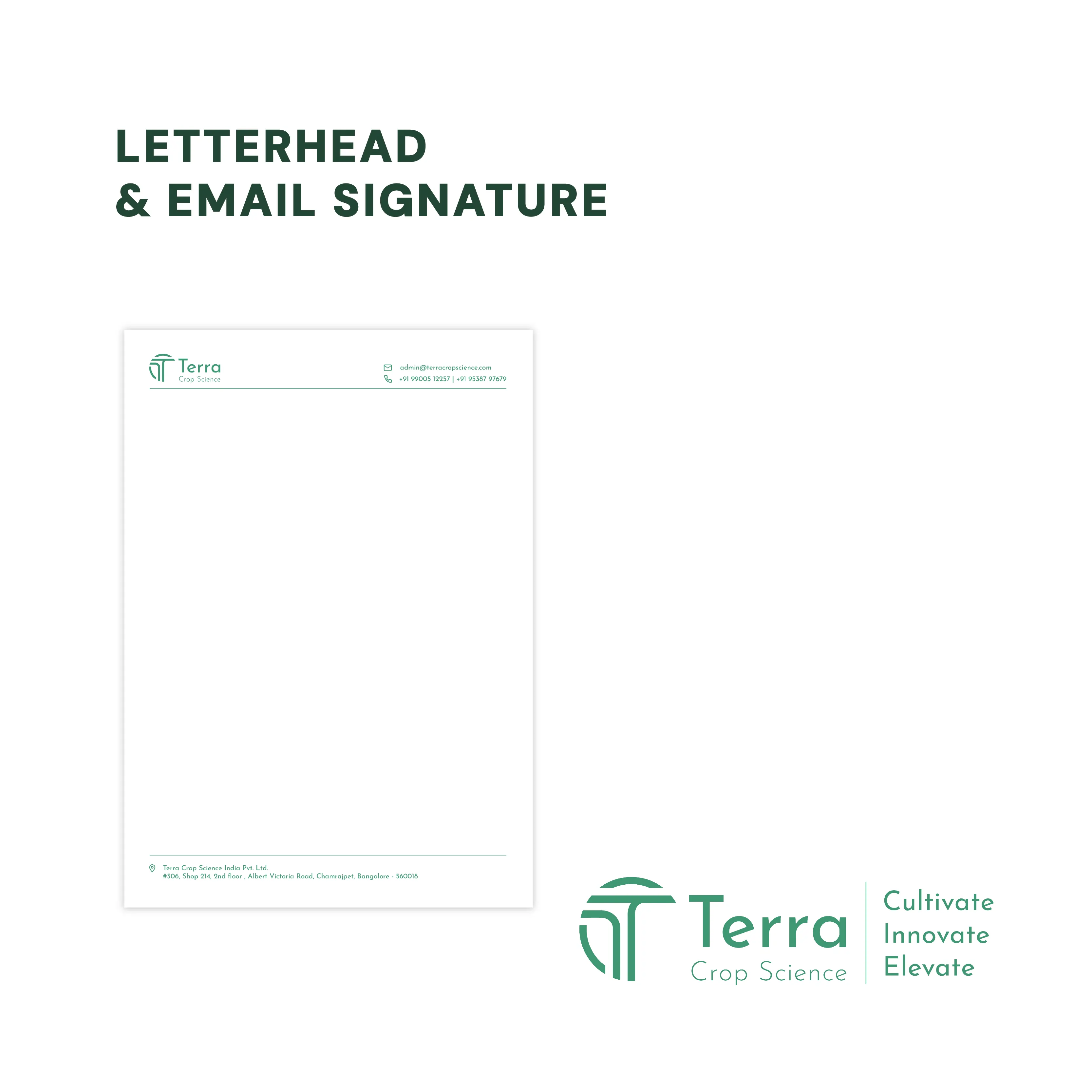 Stationery Design for Terra Crop Science