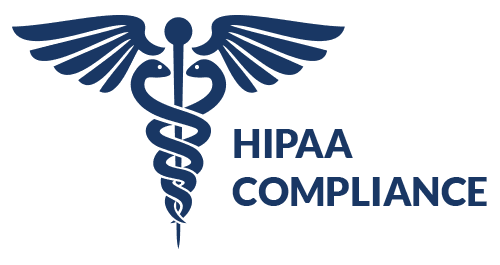 HIPAA compliance badge indicating protected handling of sensitive health data
