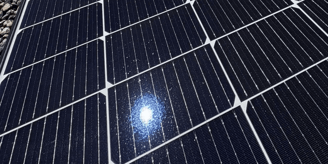 Un panneau solaire