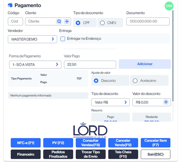 Quadro Kanban do Docnuvem
