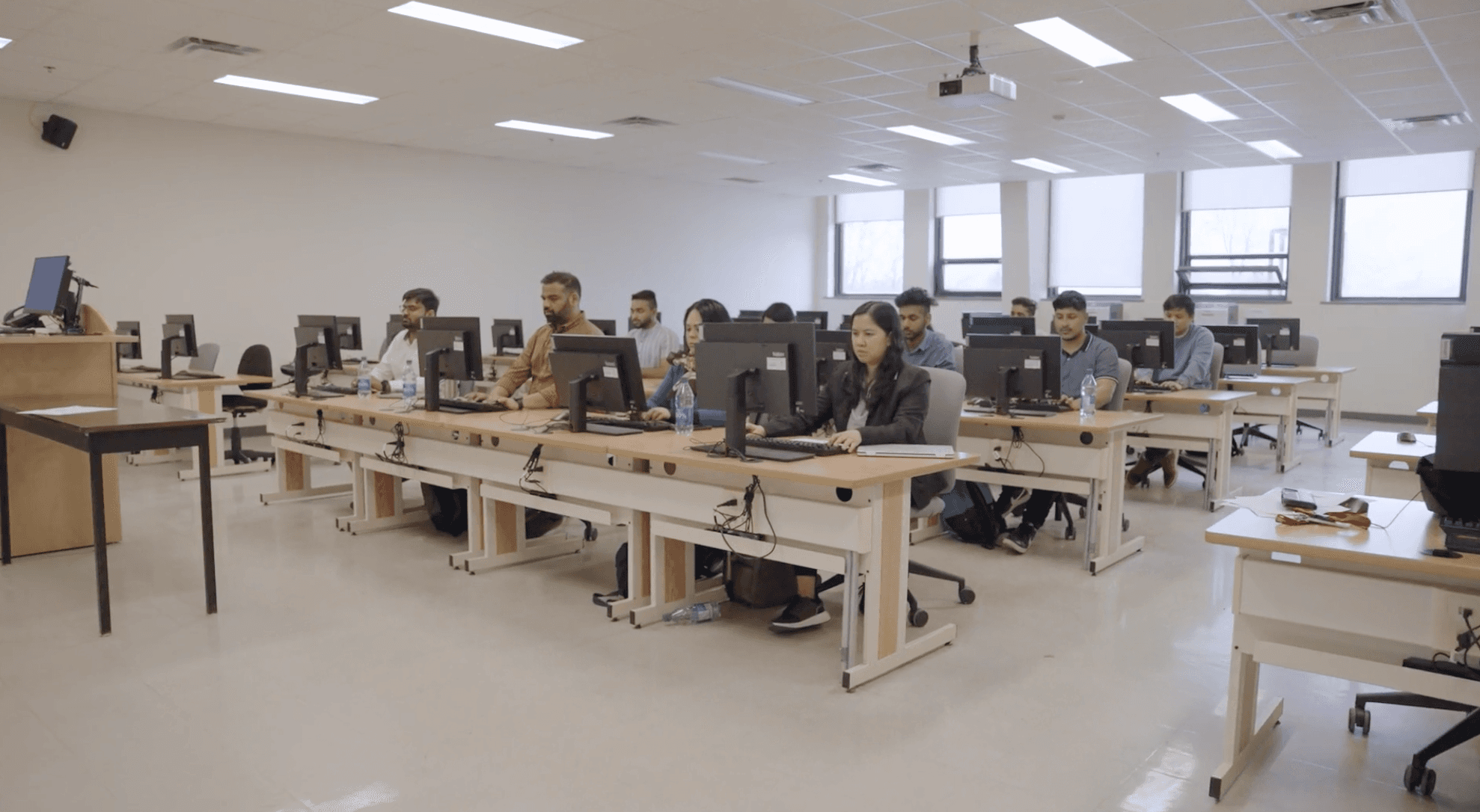students at st lawrence college learning rose rocket