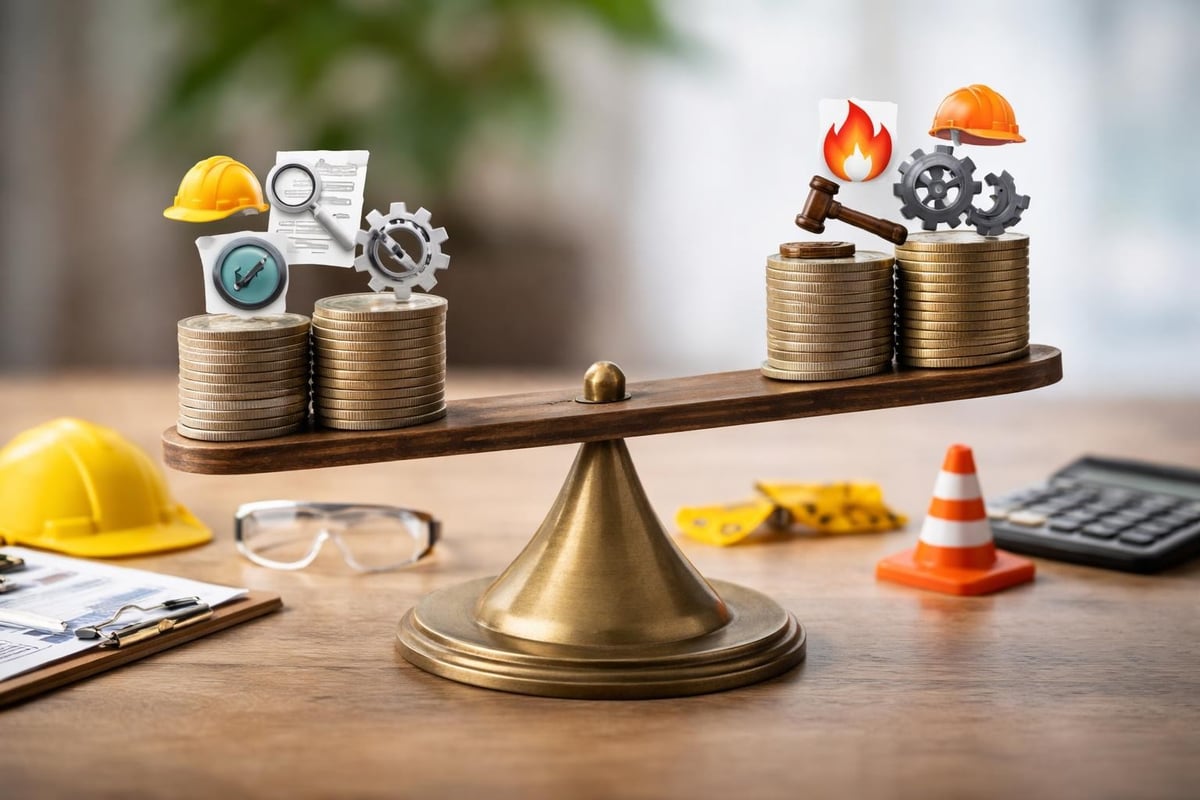 Compliance safety cost comparison