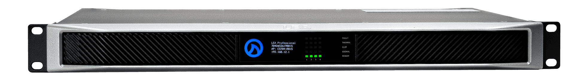CS704D — LEA Professional 4-channel 700W smart amplifier