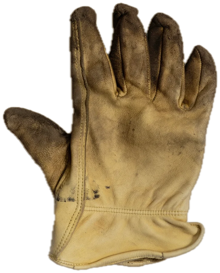Leather work glove
