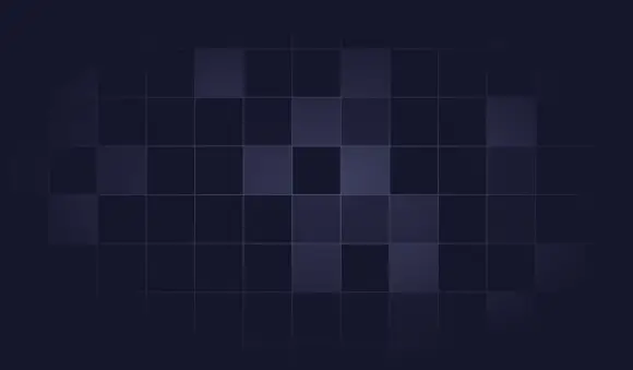 A collection of light and dark coloured squares in a grid