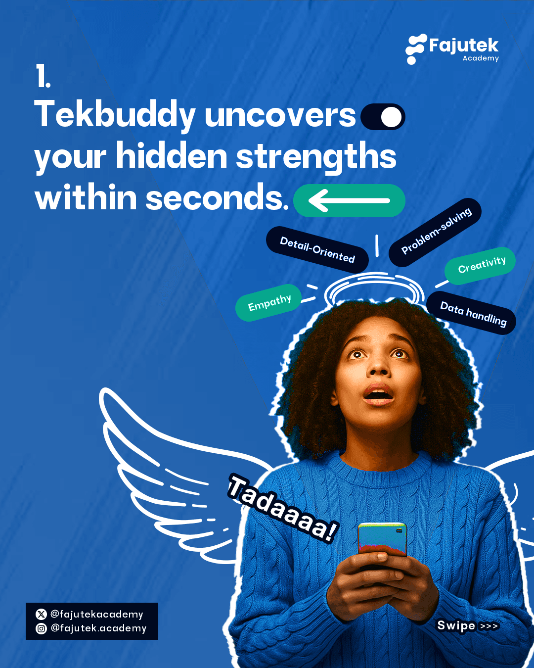 Fajutek social media graphics