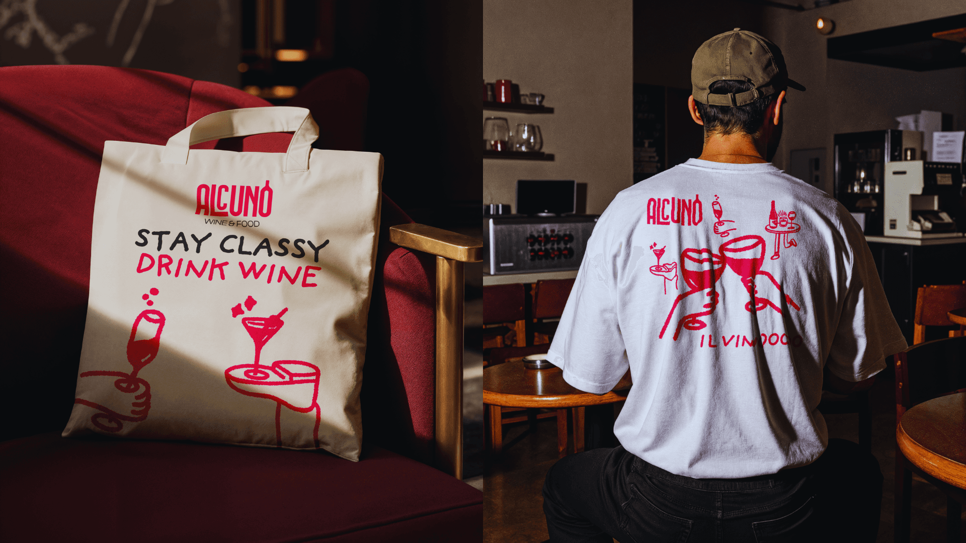 Alcuno mockups tote bag and tshirt