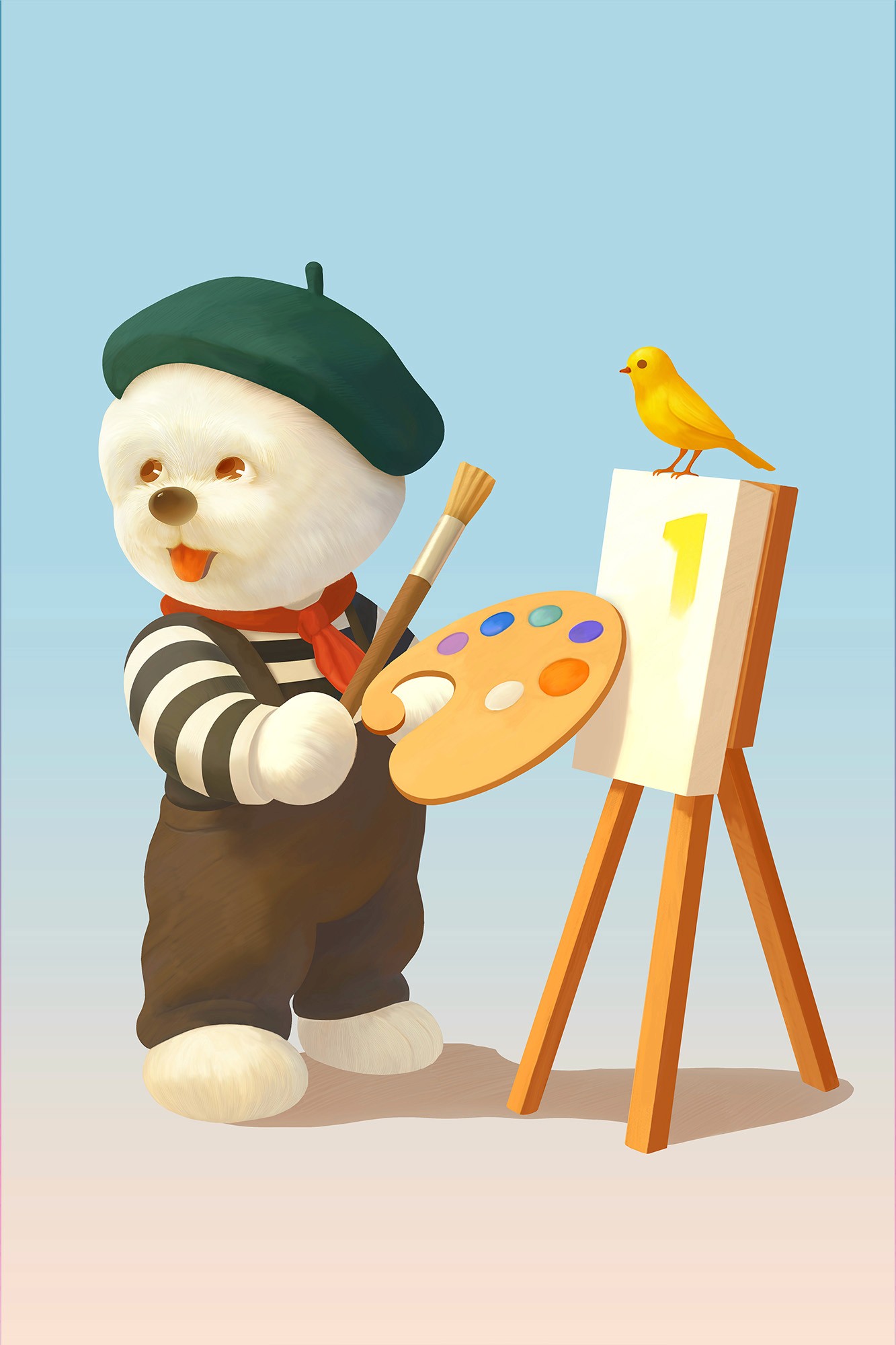 Smile Pup — Painter