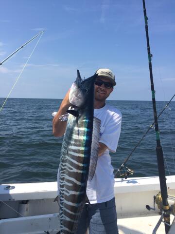 Man holding a Wahoo