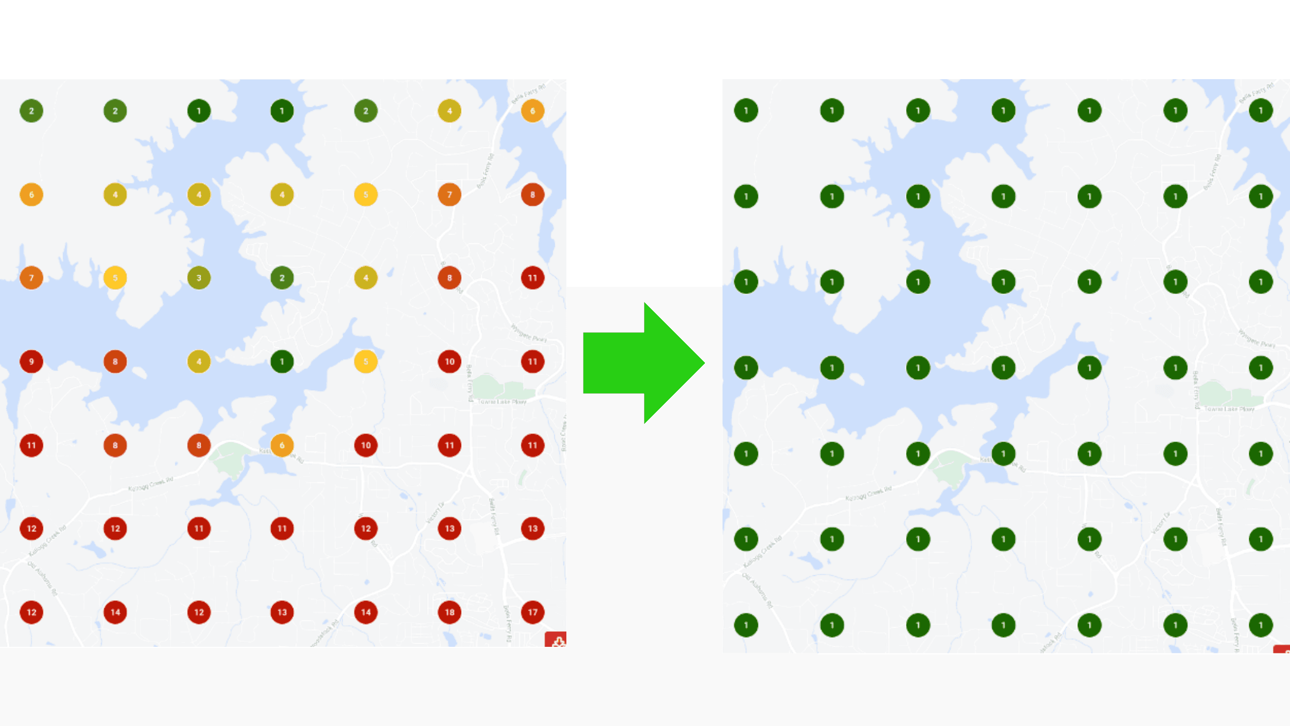 How to Use a 5x5 Heatmap for Local SEO