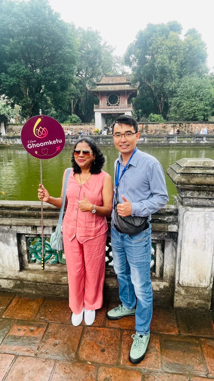 white and brown tent on brown field under blue sky during night time
