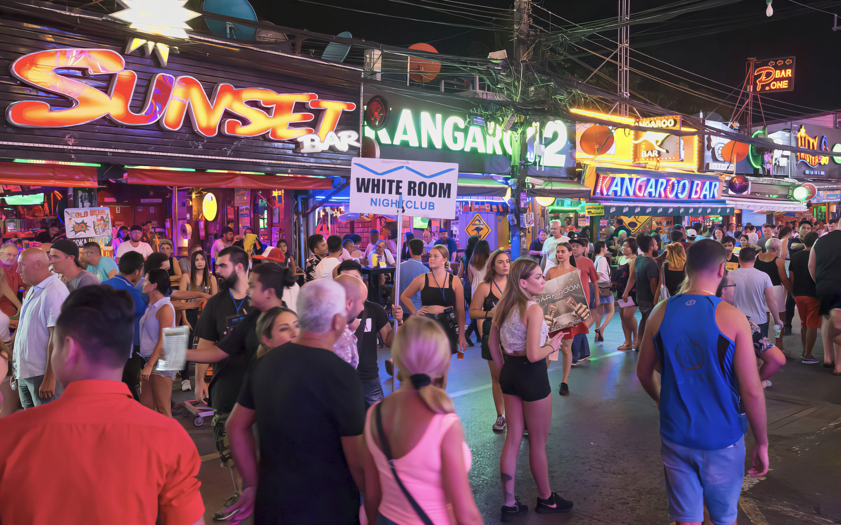 Bangla nightlife area in Patong Phuket