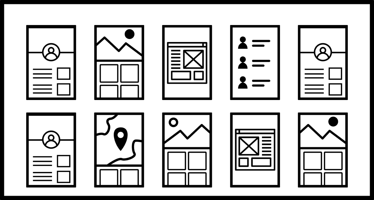 Filled out storyboard