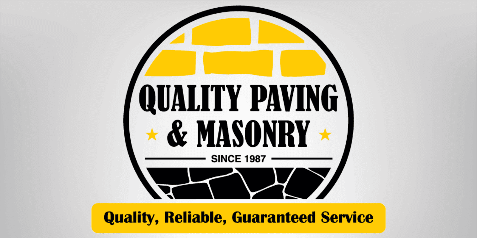  Logo of Quality Paving & Masonry, symbolizing craftsmanship and dedication in paving and masonry services in New Jersey.