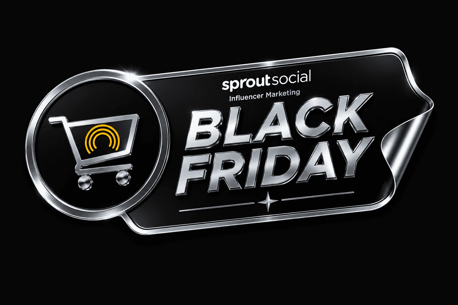 Selo da Black Friday - Sprout Social