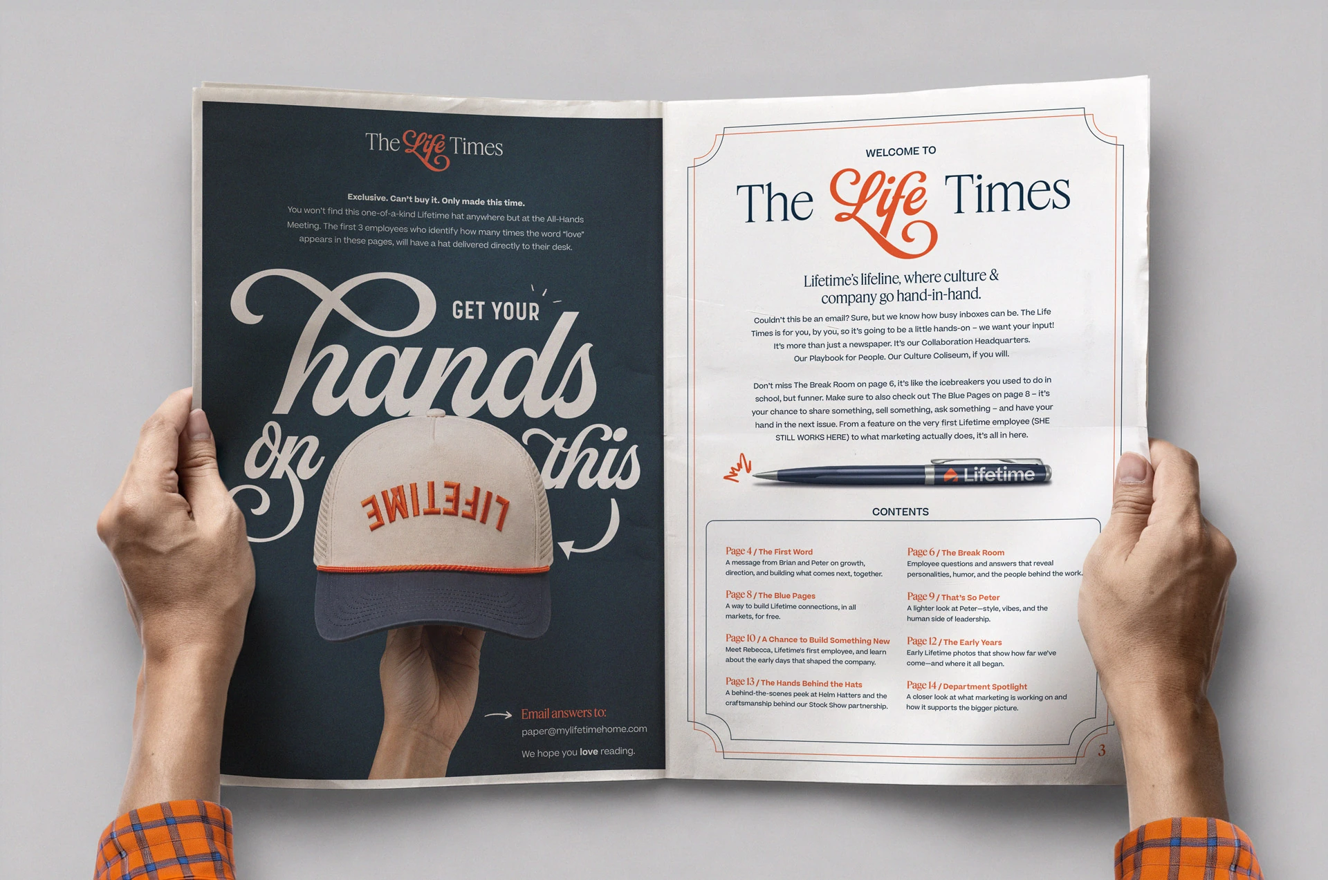 The Life Times opening spread giveaway and intro