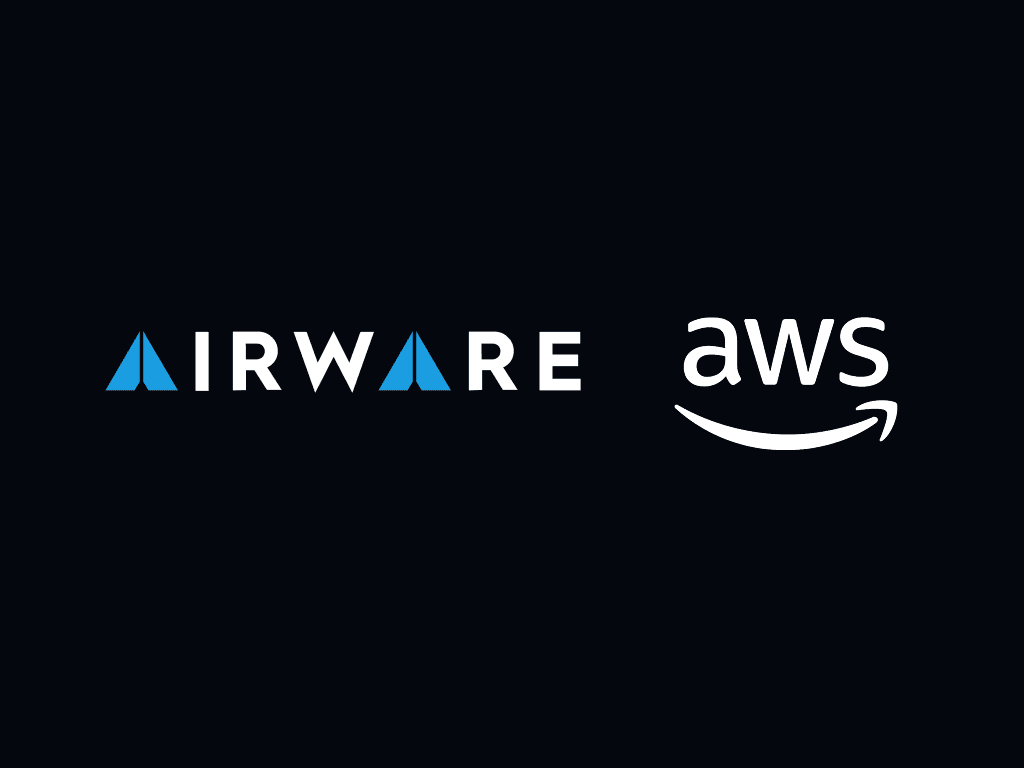 Airware Logo and Amazon Web Services Logo