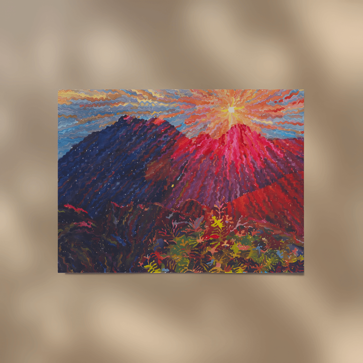 premium art poster and canvas prints, with originals available, from QART , of the artwork " Haleakala National Park "