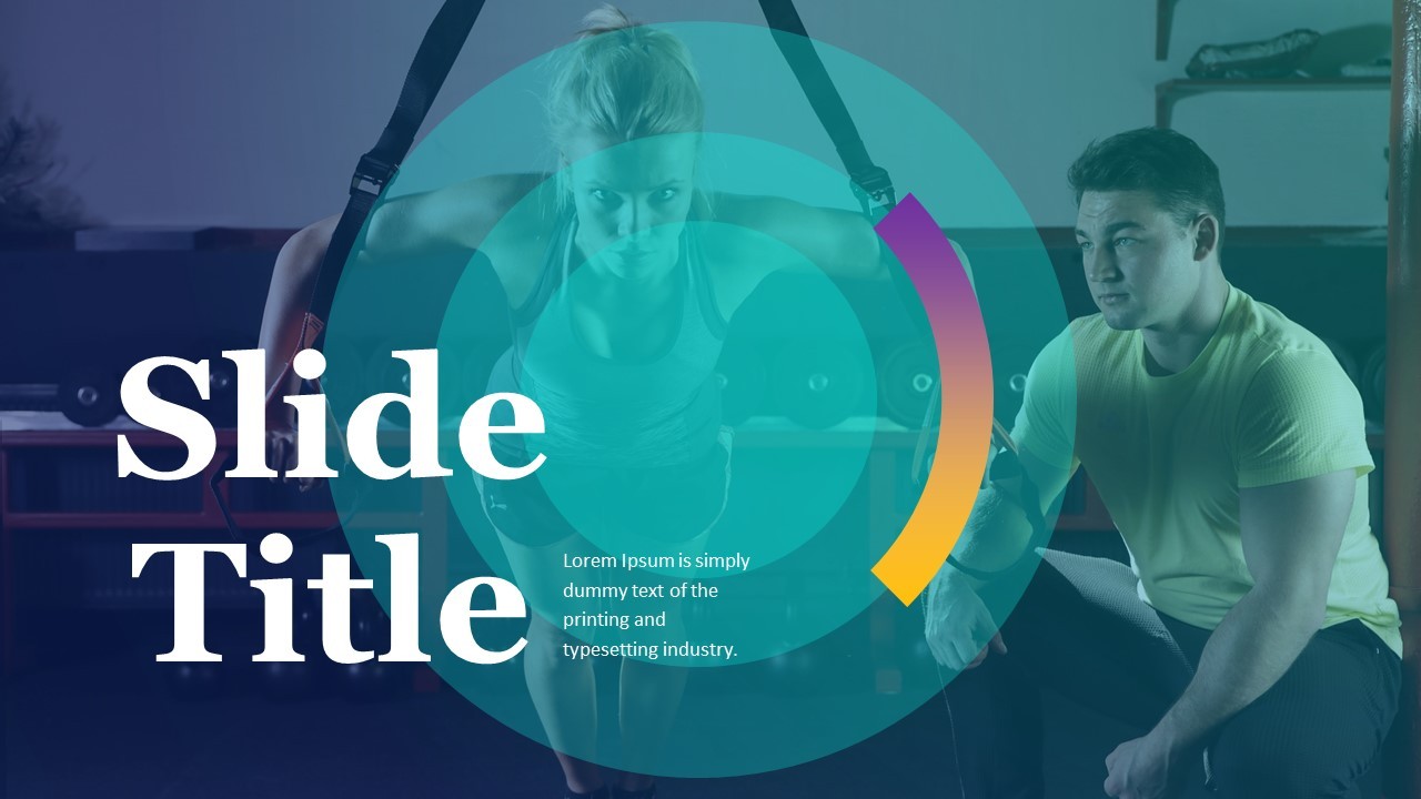 Dynamic Fitness Training Slide Design